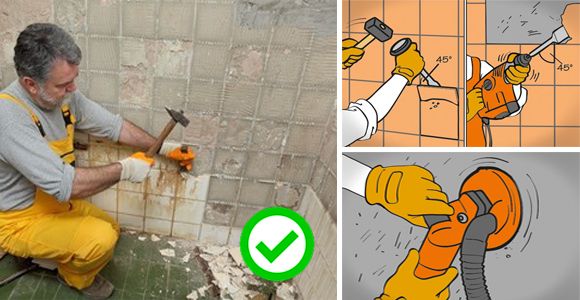 The secret that experts use to remove tiles easily! - grandgoldman.com