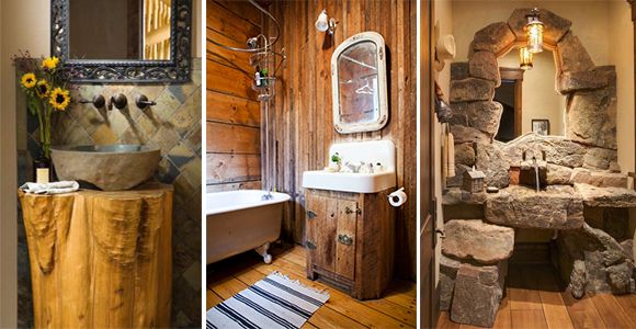 Take advantage of these 15 ideas to have the rustic bathroom you dreamed of so much! - grandgoldman.com