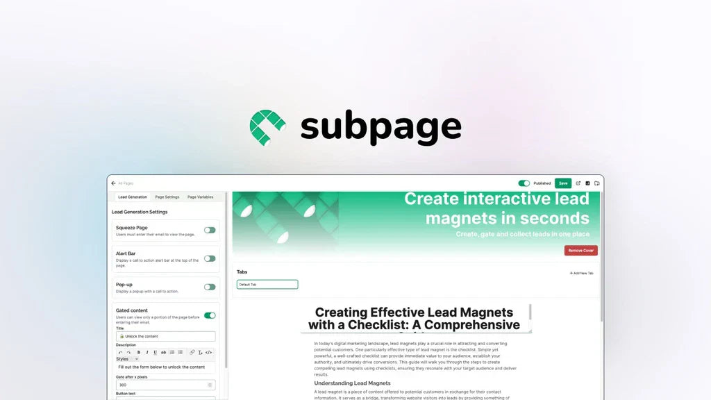 Subpage Review: What to Really Expect