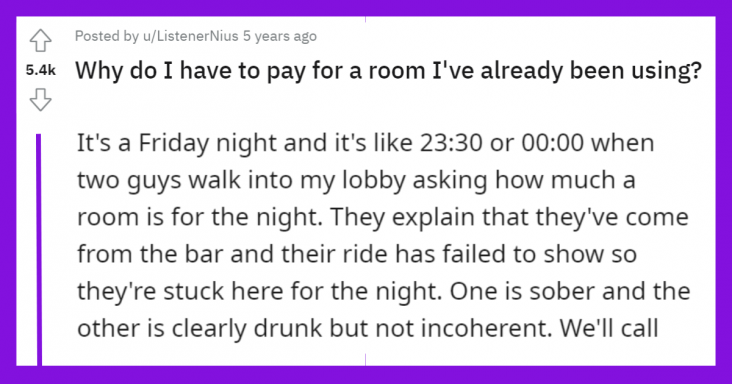 Suspicious Guest Books A Room For A Night, Uses The Room And Asks For Refund From Manager - grandgoldman.com