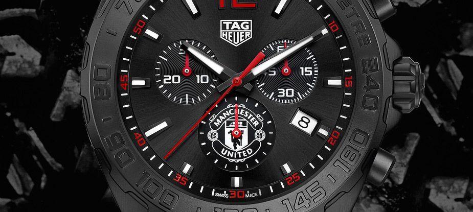 TAG Heuer presents the special edition Manchester United: TAG Heuer Carrera Caliber Heuer-01 and TAG Heuer Formula 1 - grandgoldman.com