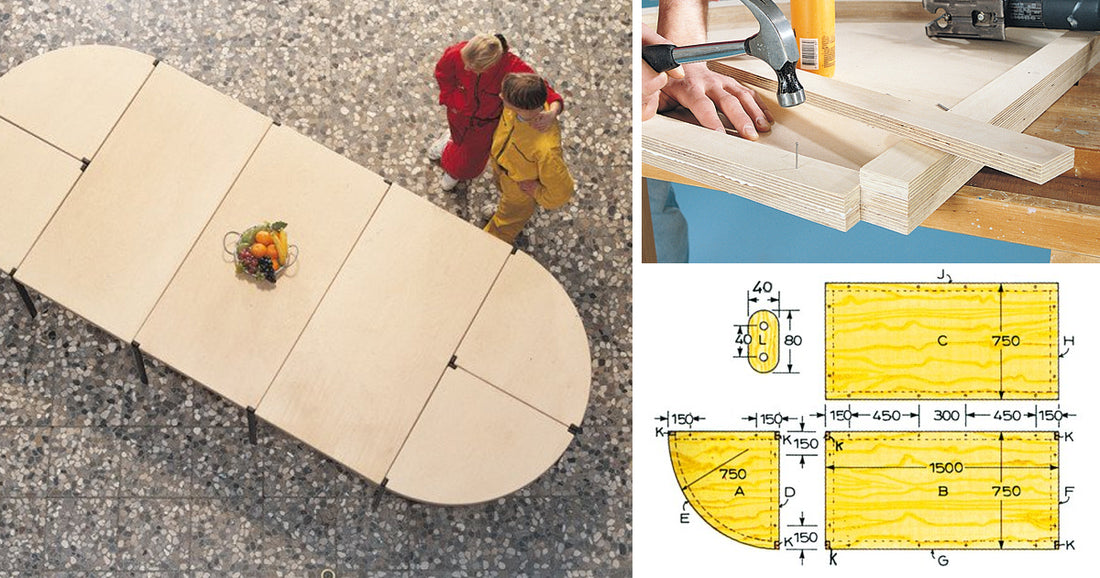 DIY Modular Table: Build a Versatile 7-Piece Set for Home & Garden