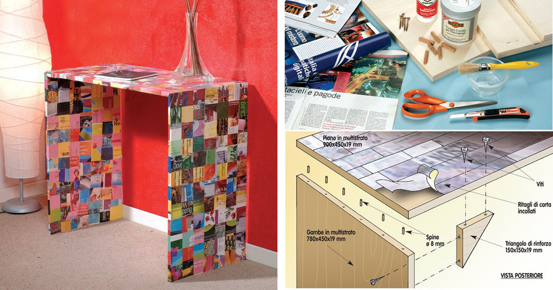 DIY Patchwork Table: A Colorful Upcycled Project