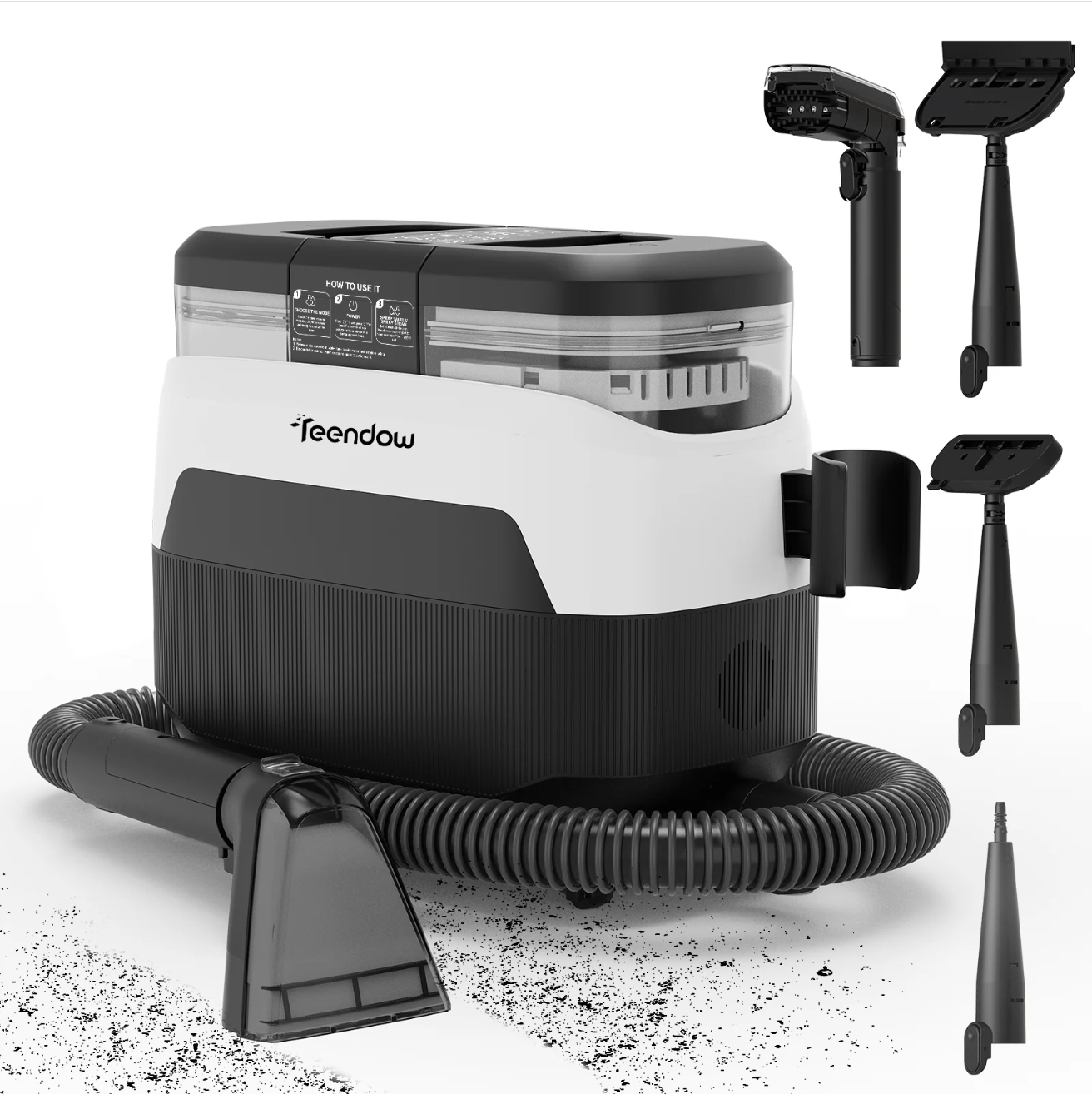 From LOCAL to "BIOLOGICAL cleaning" ALONE... Spot Cleaner Liquid and Solid Steam Cleaner... At €80 KIT!!!