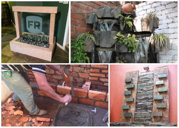 Make an artificial waterfall with simple materials - grandgoldman.com