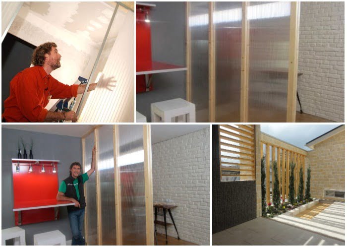 Learn how to install a translucent wall in your home - grandgoldman.com