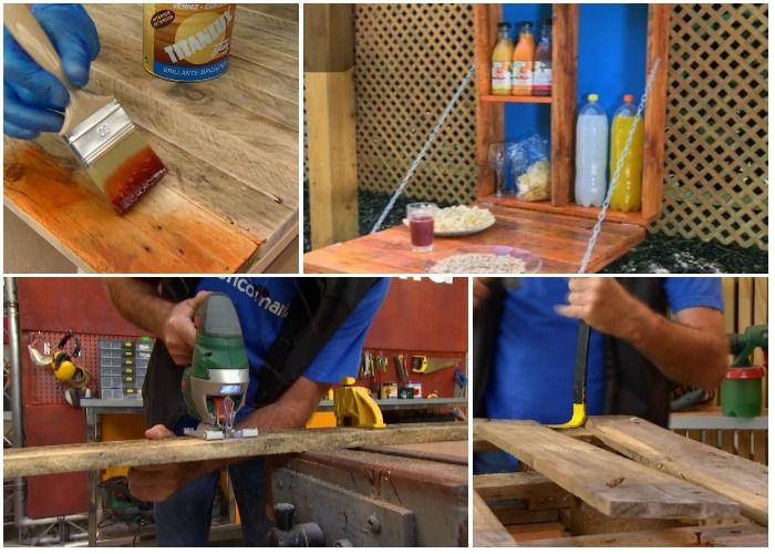 Build your own bar cabinet based on pallets! - grandgoldman.com