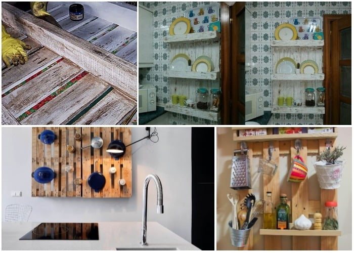 How to make a pantry with pallets for your kitchen - grandgoldman.com