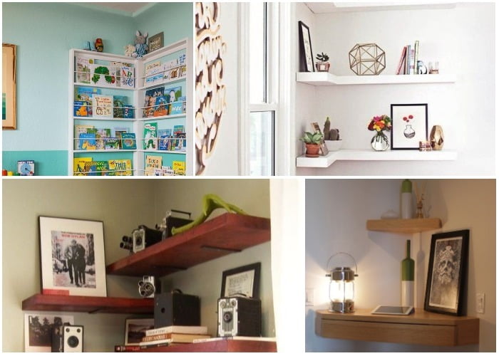 Shelf ideas for the corners of your home! - grandgoldman.com