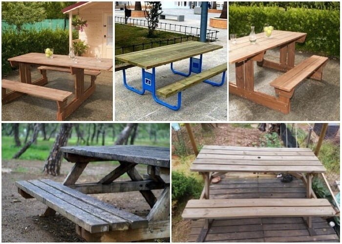 Make your own picnic table in simple steps - grandgoldman.com