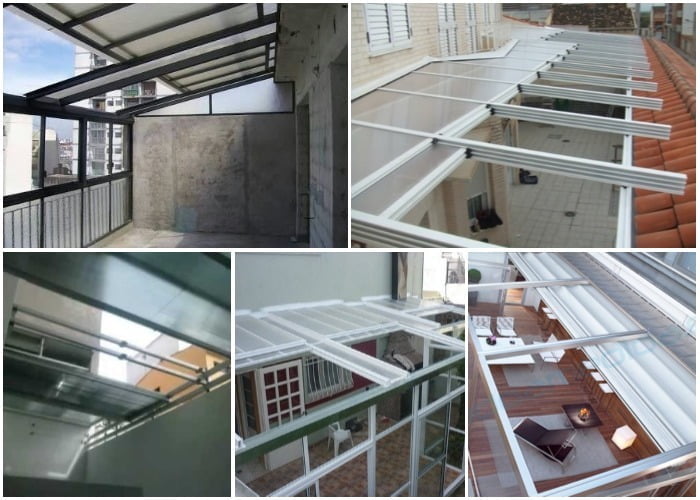 How to build a sliding roof with polycarbonate? - grandgoldman.com