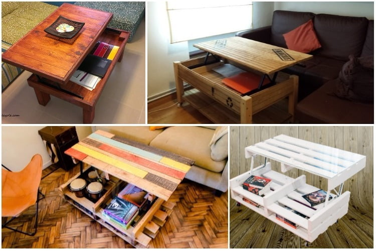 Build a practical lifting table with pallets! - grandgoldman.com