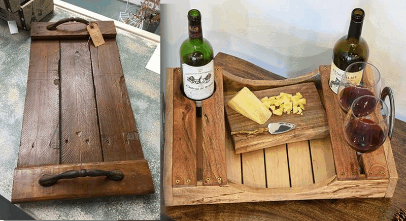10 ideas to make vintage trays with pallets - grandgoldman.com