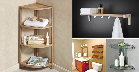 15 Shelves to correctly distribute the space in the corners of your bathroom! - grandgoldman.com