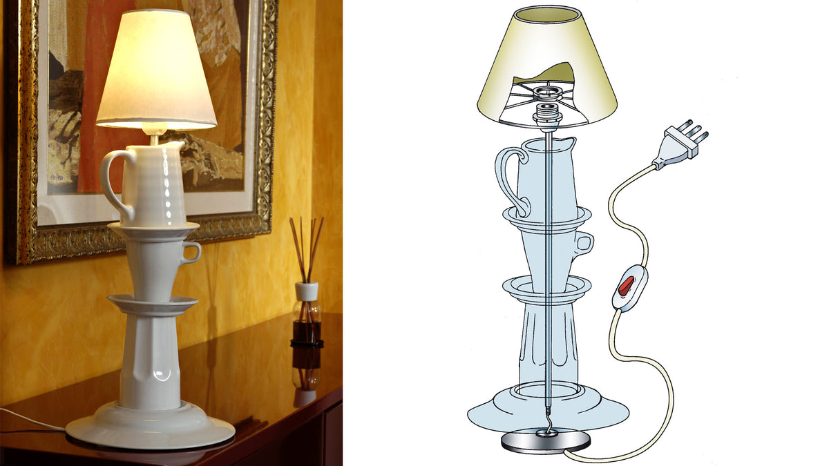 DIY Ceramic Lamp: Create a Unique Upcycled Table Lamp