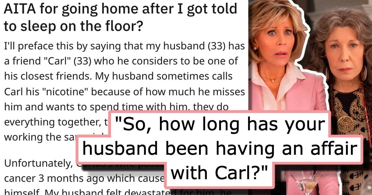 Wife Fed Up With Husband’s Extremely “Close” Friend Carl, Internet Suspicious Of Their Affair - grandgoldman.com