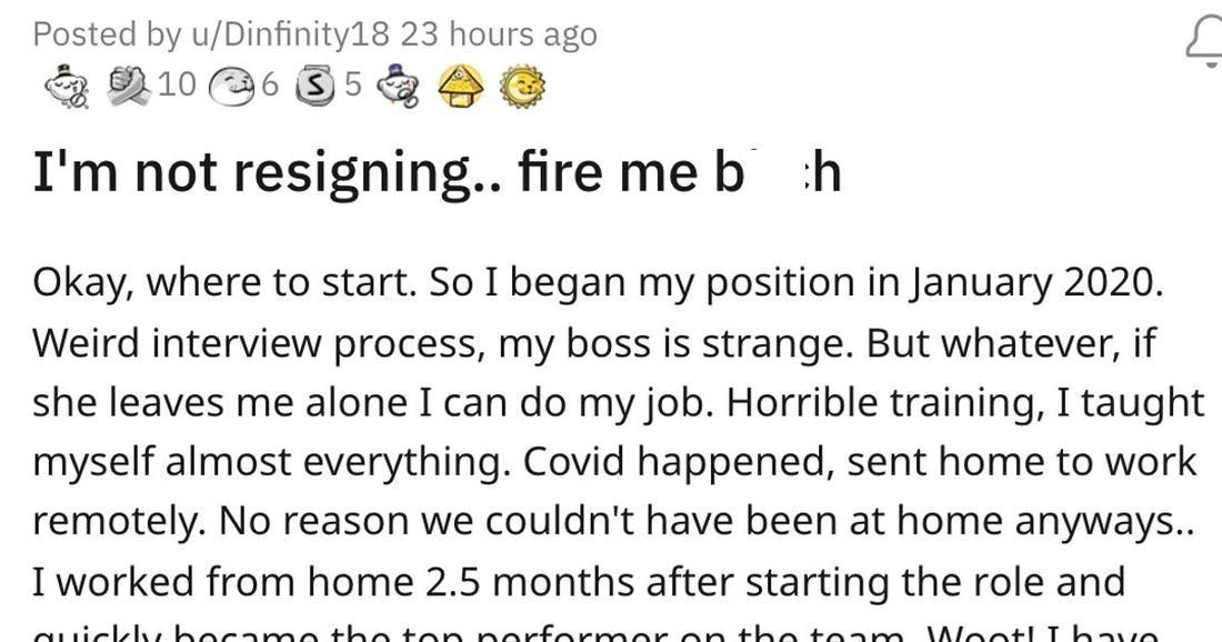 Manager Wants New Mother To Work In The Office, Threatens To Fire her
