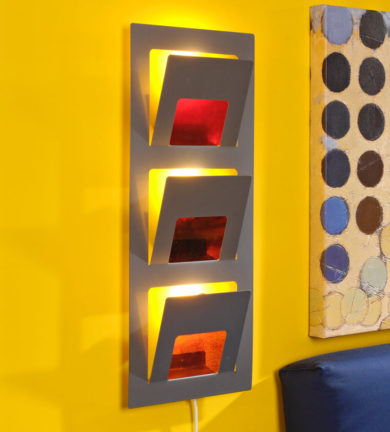 IKEA Hacker: Turn a Magazine Rack into a Colorful Wall Light