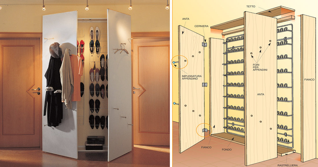 DIY Shoe Cabinet: A Clever and Spacious Shoe Storage Solution