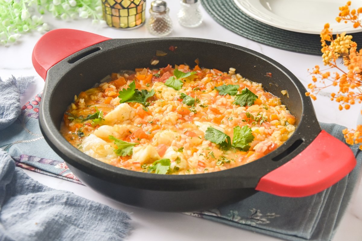 Arroz de Tamboril Recipe: Portuguese Monkfish Rice Bowl