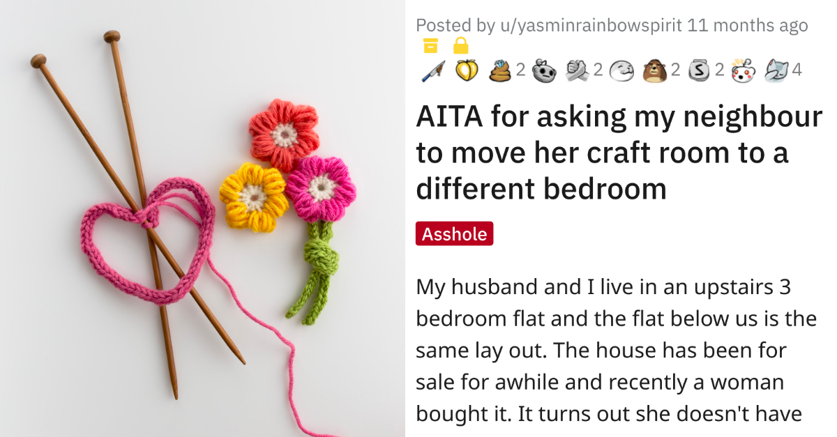 Entitled Karen Makes A Scene Over Faint Noise And Threatens To Stop Neighbours Crafting Business