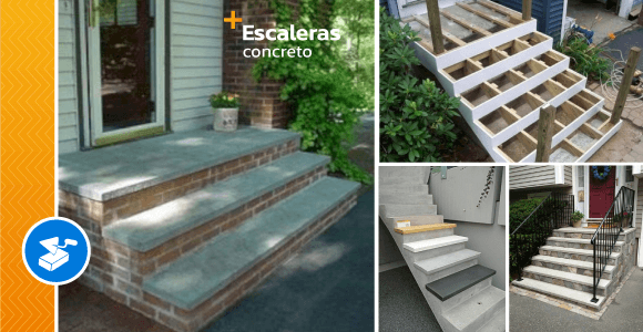 Concrete stairs for the entrance to your garden - grandgoldman.com