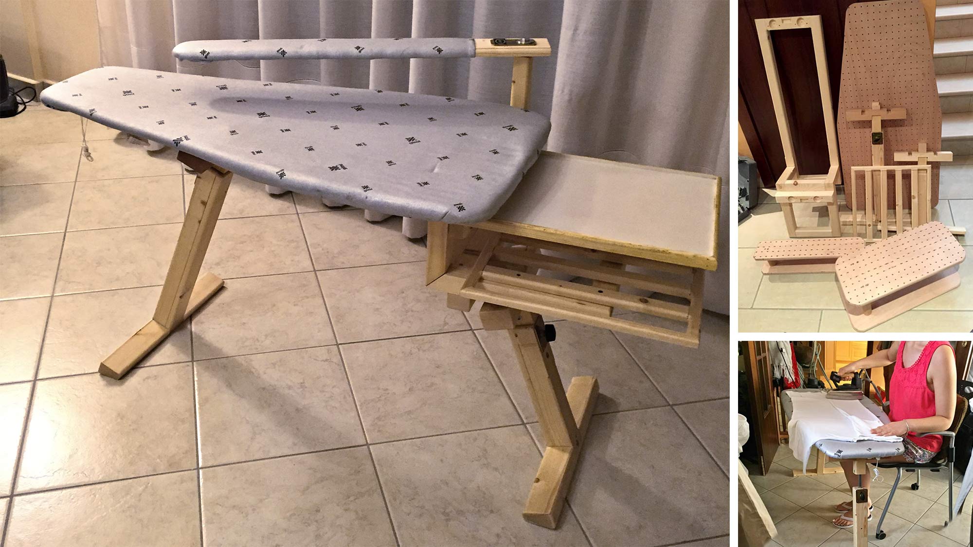 DIY Ironing Board: Build a Sit-Stand Model with Sleeve & Trouser Presses