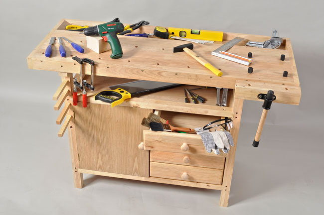 DIY Workbench Assembly Kit: Build Your Own Heavy-Duty Woodworking Bench