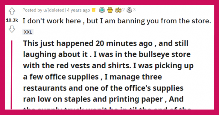 Woman Gets Banned From Store For Screaming At Another Customer