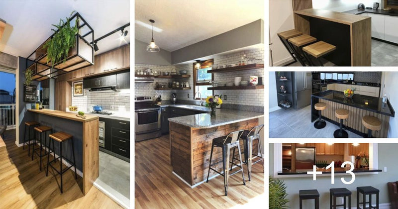 18 kitchen designs with a bar - grandgoldman.com