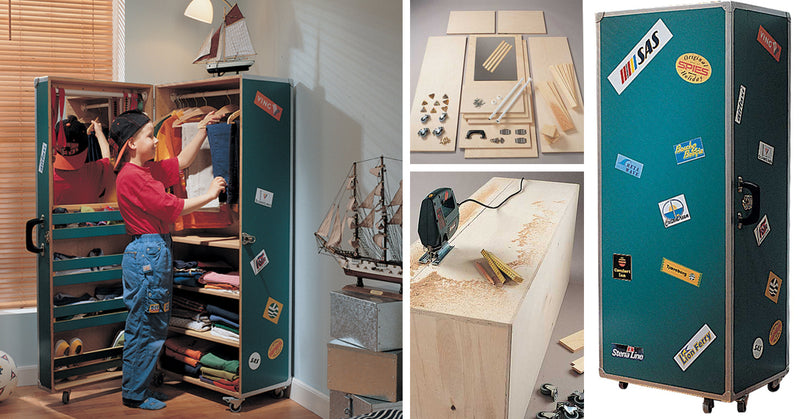 DIY Kids' Wardrobe Trunk | Build a Fun, Space-Saving Storage Solution