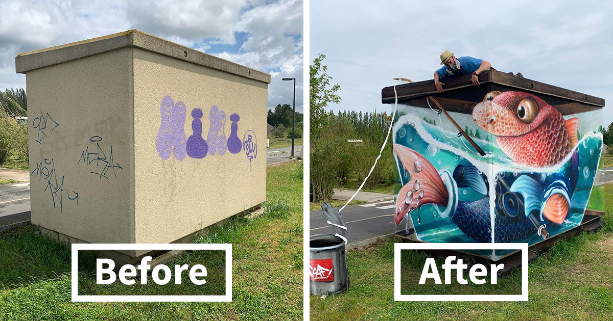 Artist Creates Amazing 3D Graffiti That Is Eerily Amazing