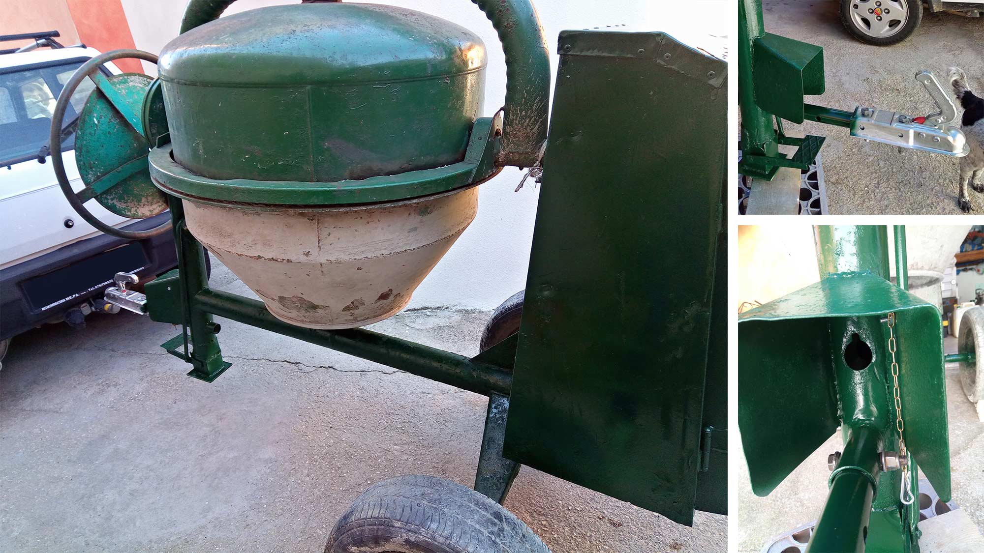 Easy-to-Move Concrete Mixer | Illustrated Modification Guide
