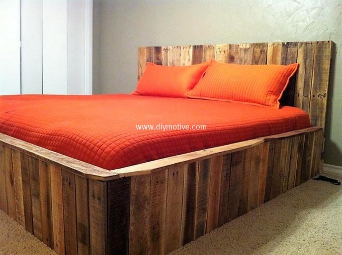 Great ideas to make your pallet bed - grandgoldman.com