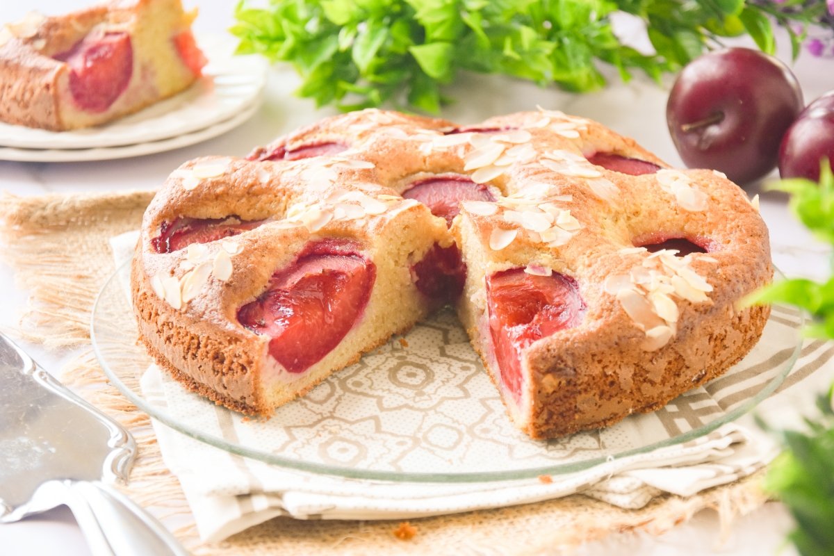 Plum Cake Recipe: Moist Almond Spanish-Style Bake