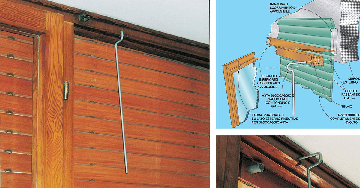 DIY Roller Shutter Lock with Iron Rod – Easy Security Upgrade