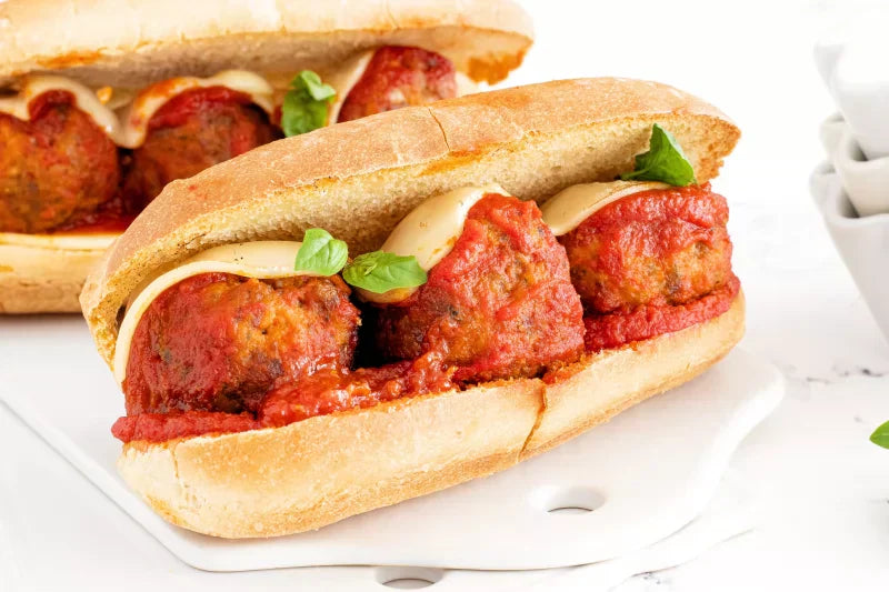 Meatball Sandwich Recipe: Juicy Italian Sub with Rich Tomato Sauce - grandgoldman.com