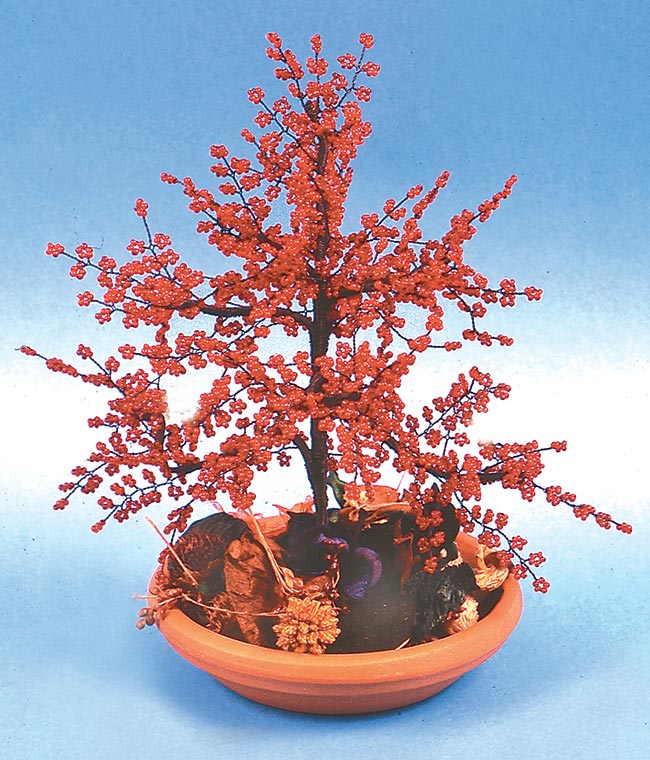 DIY Beaded Japanese Maple Bonsai Tree Tutorial