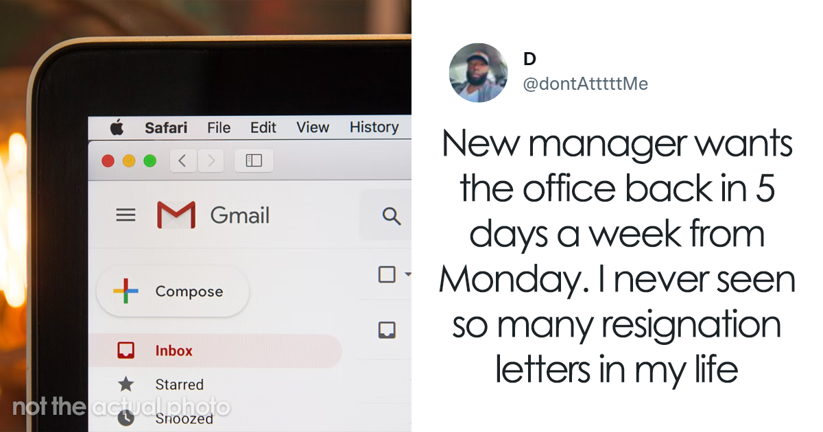 New Manager Wants All The Employees To Come To Work At The Office, Mass Resignation Ensues - grandgoldman.com