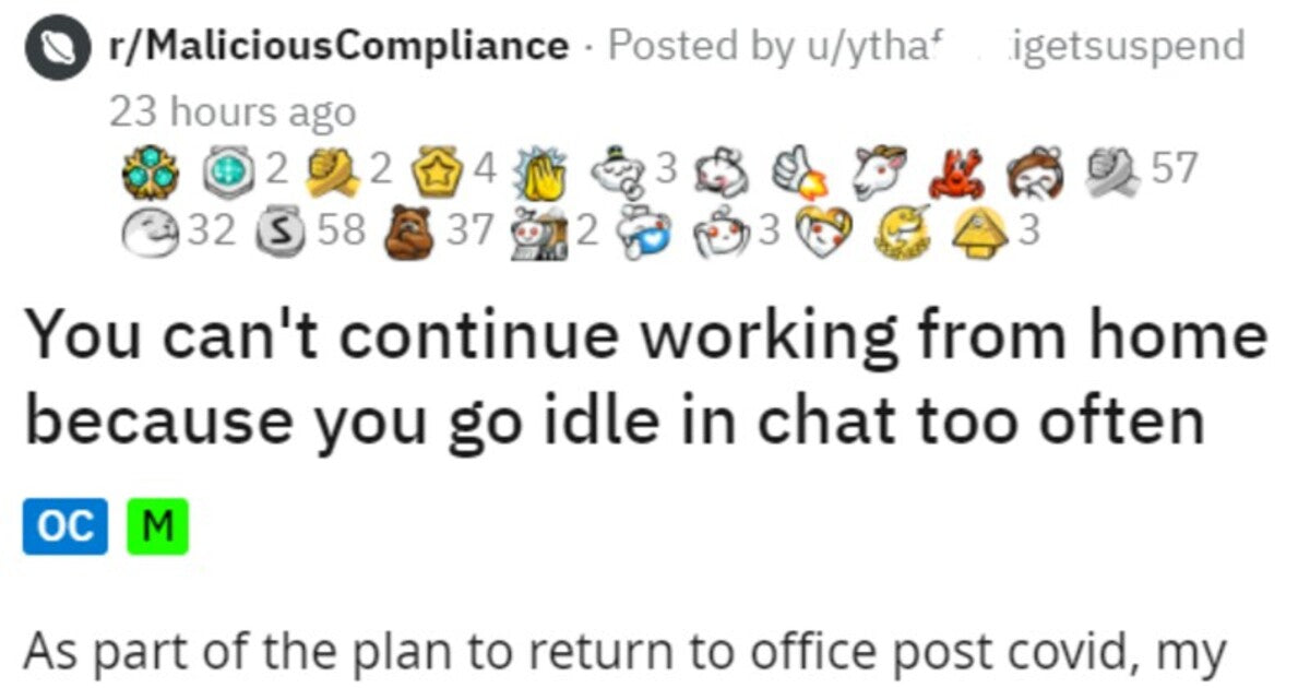 Boss Says Employees Can’t Sit Idle, Employee Writes Code To Comply - grandgoldman.com