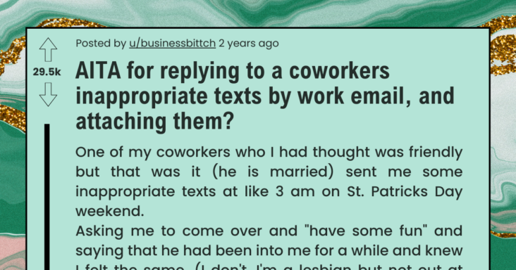 Creepy Employee Gets Exposed And Berated For Sending Inappropriate Texts Via Work Email