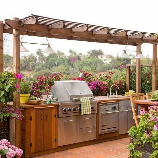 How to build an outdoor kitchen easily and cheaply! - grandgoldman.com