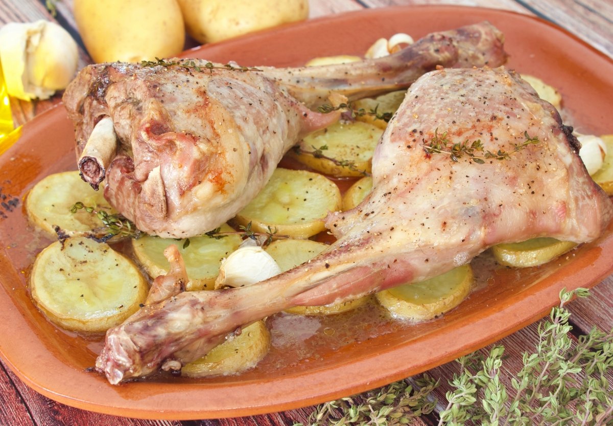 Roast Kid Goat with Potatoes: Spanish Oven Classic