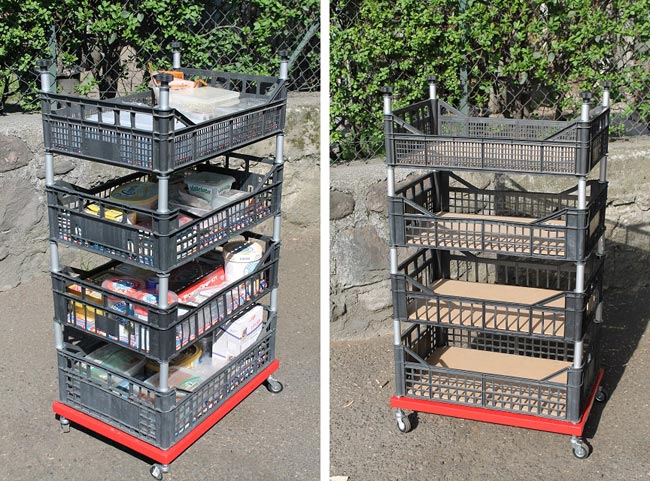 DIY Hardware Storage Cart: Build It from Scrap Materials