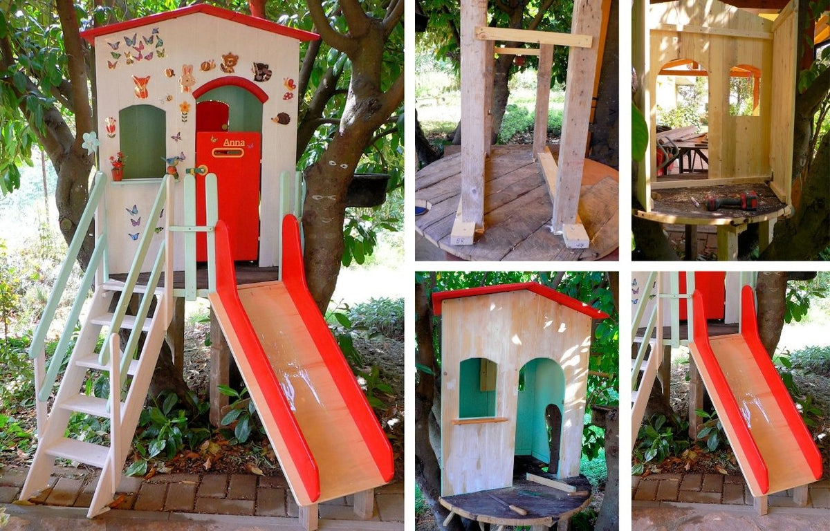 DIY Treehouse with Slide: Step-by-Step Build Guide