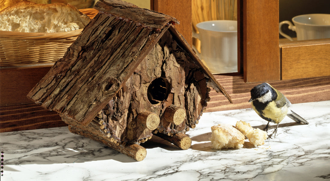 DIY Bark Birdhouse: A Natural Garden Project