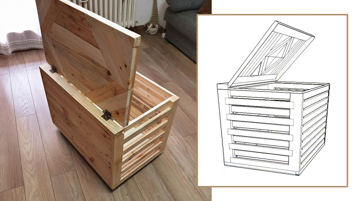 Build a Pallet Toy Chest: Rustic DIY Storage Bench