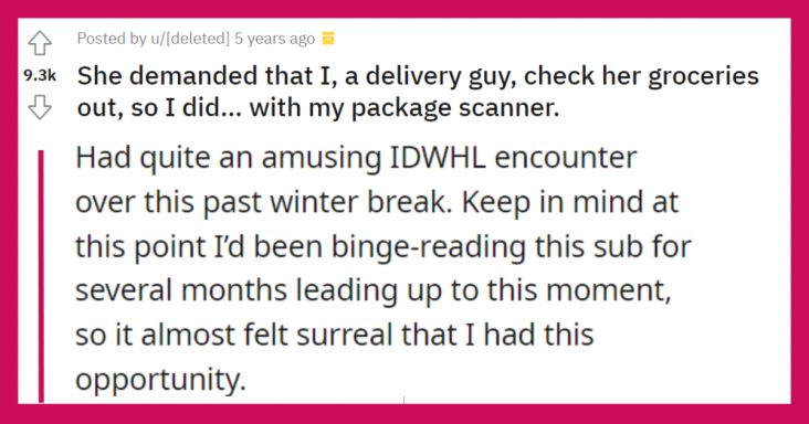 Guy Puts An Entitled Customer In Place By Maliciously Complying To Their Demand