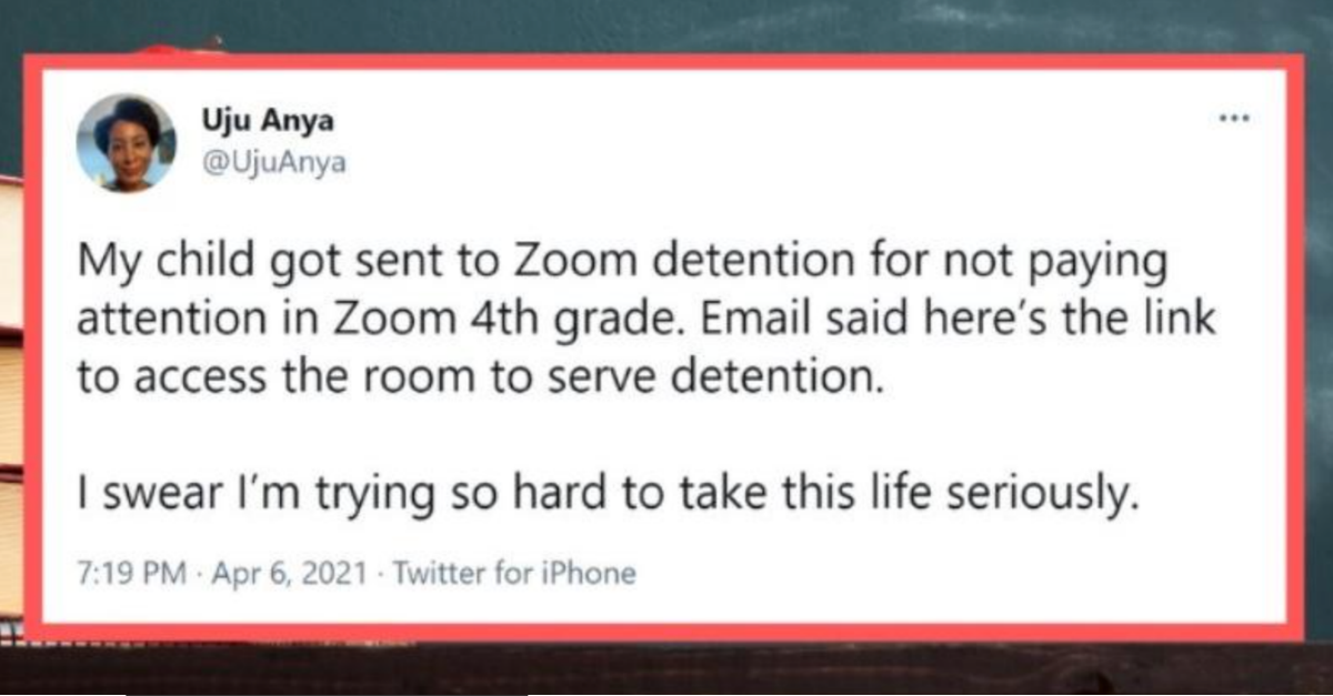 Mother Shares Ridiculous Story Of Her 4th Grader Who Punished With Zoom Detention - grandgoldman.com
