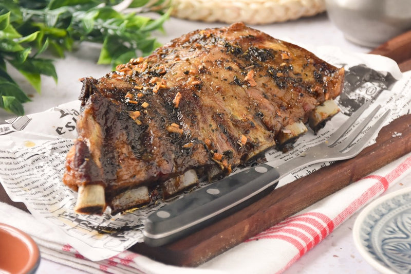 Churrasco de Cerdo: Tender Slow-Roasted Pork Ribs (54 characters)
